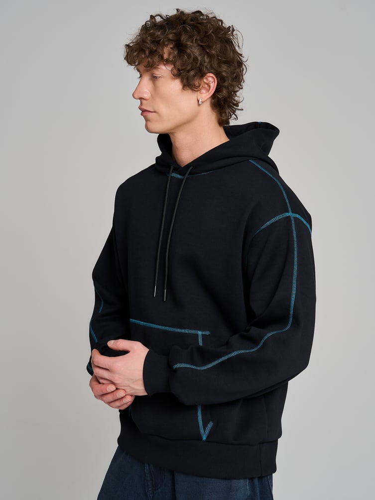 Худи оверсайз спортивное