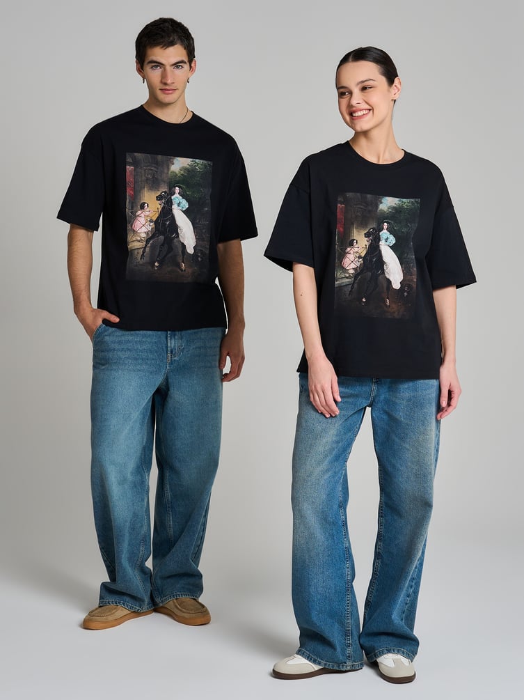 Футболка с принтом картин Третьяковской галереи