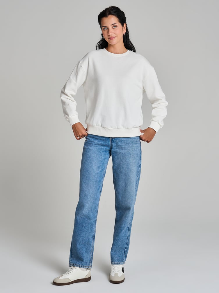 Утепленный свитшот с начесом