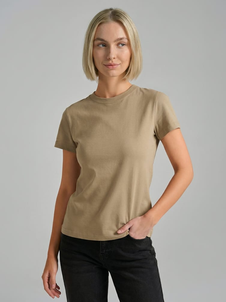 Классическая футболка из хлопка