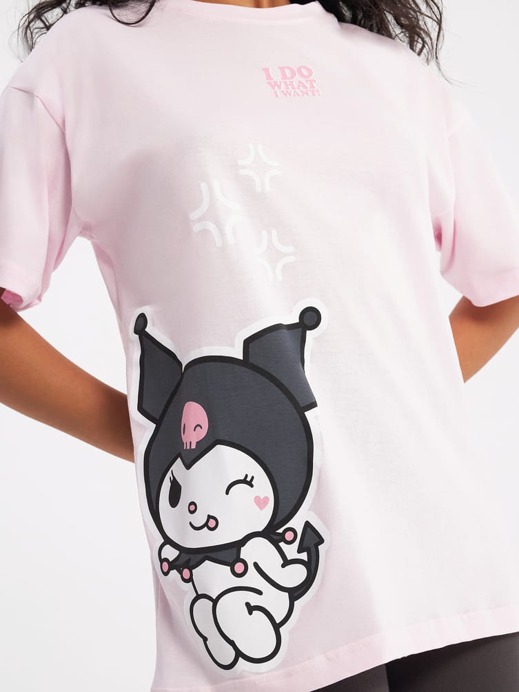 Пижама с шортами и принтом Hello Kitty