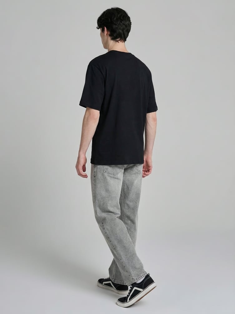 Футболка из хлопка с принтом инопланетянина