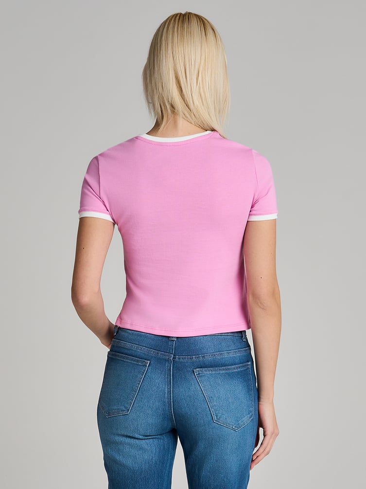 Футболка приталенная с принтом кота