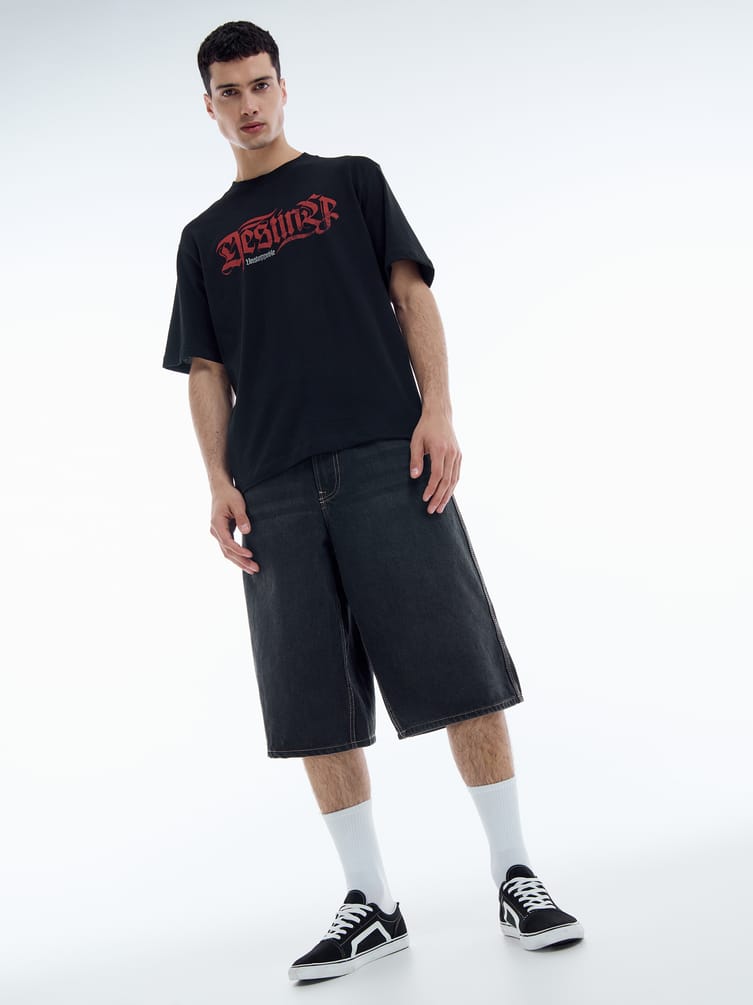 Футболка из хлопка с надписью Destiner