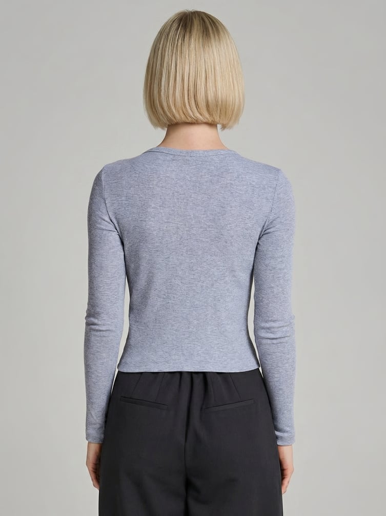 Кардиган облегающий на пуговицах