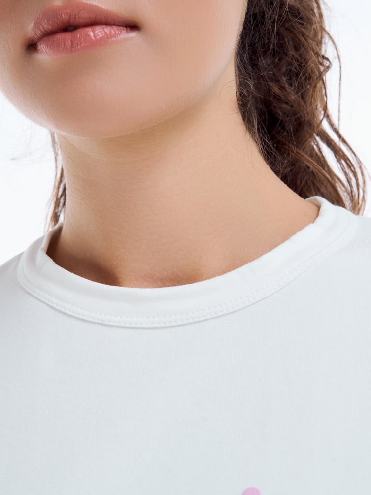 Футболка с принтом Kuromi и бантиками