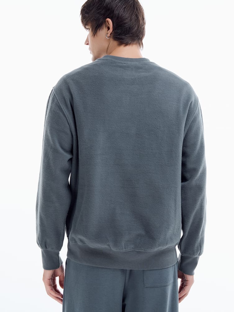 Свитшот оверсайз с начесом