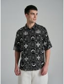 Рубашка летняя с принтом