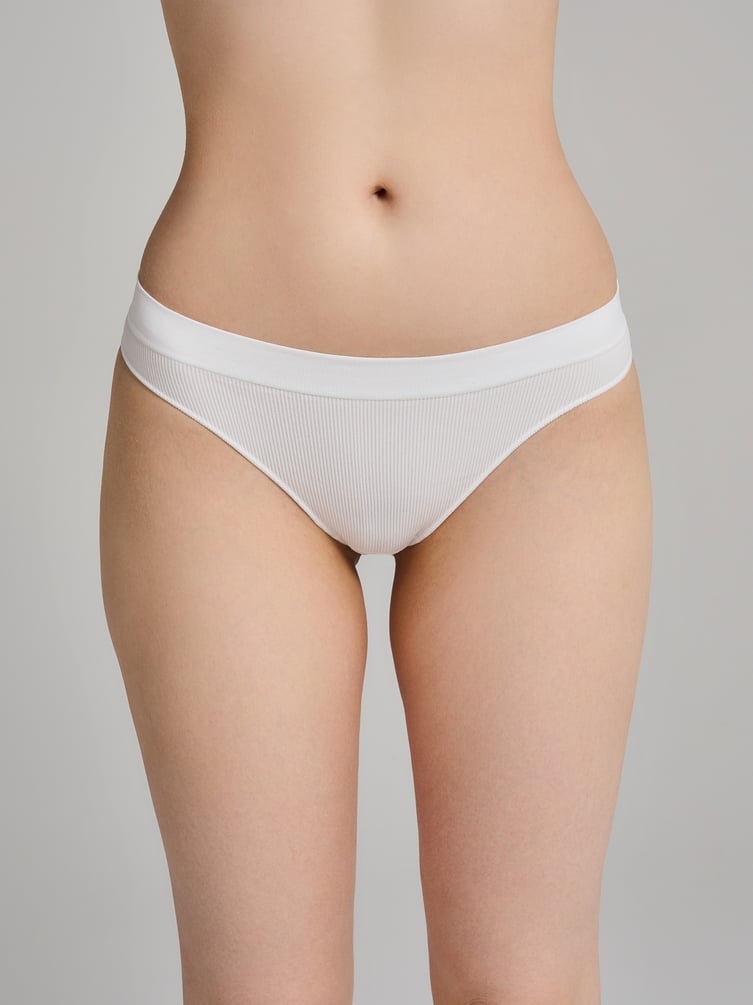 Трусы-танга - 2 шт. в рубчик