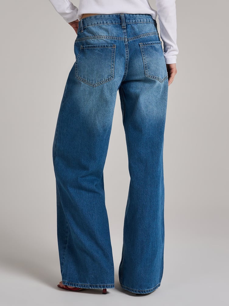 Джинсы бойфренды широкие