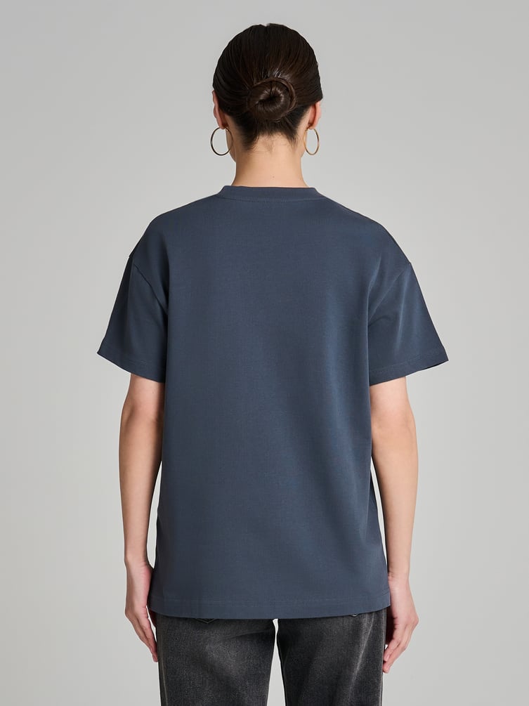 Футболка оверсайз с принтом котика