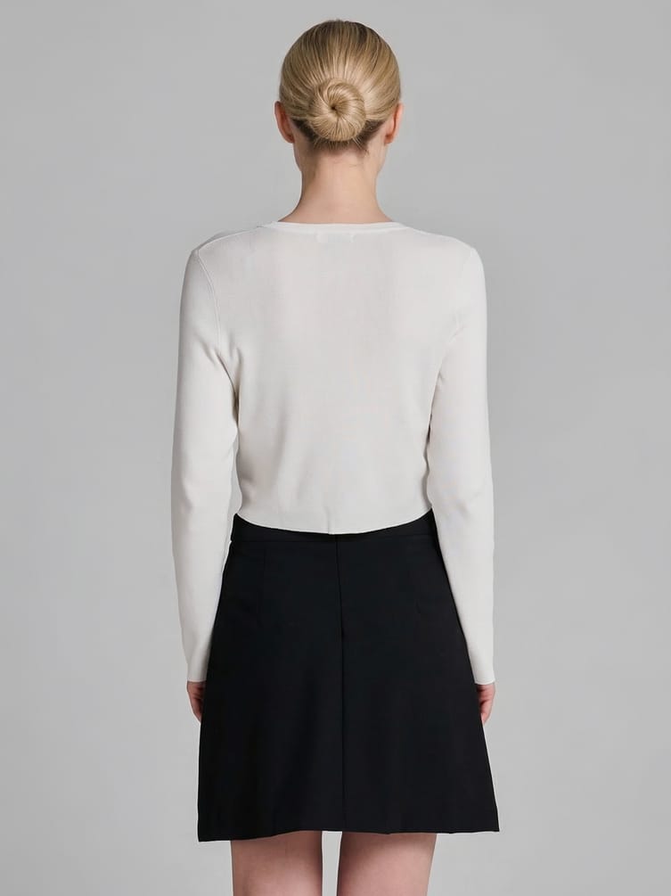 Кардиган укороченный на пуговицах