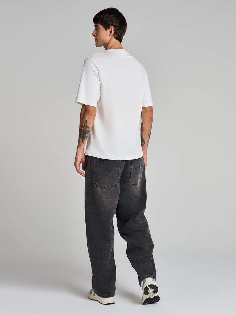 Футболка из хлопка с принтом