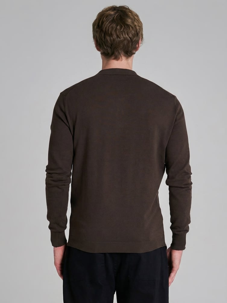 Джемпер поло хлопковый