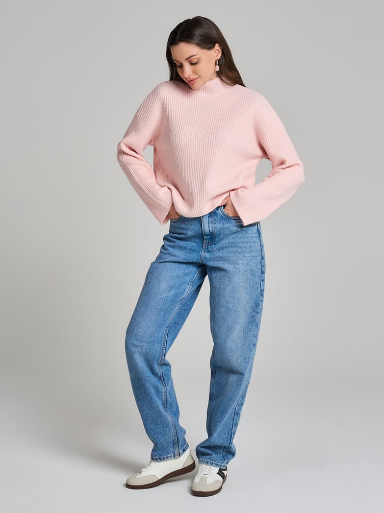 Свитер вязаный теплый