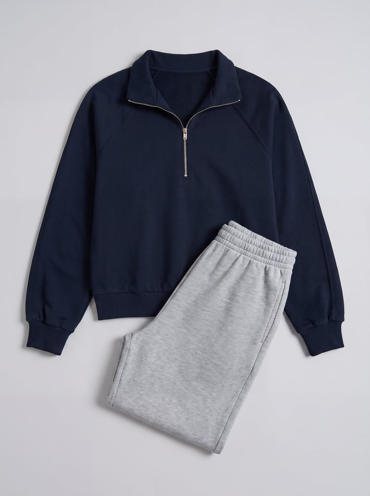 Толстовка Half Zip с высоким горлом