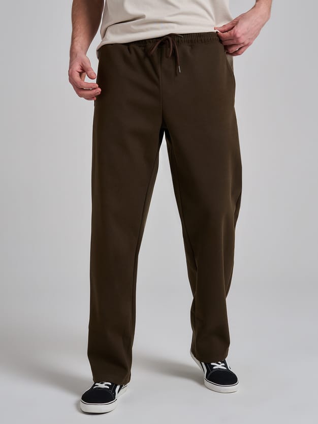 Брюки прямые повседневные без начеса