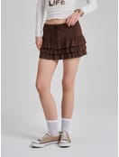 Юбка-шорты с воланами