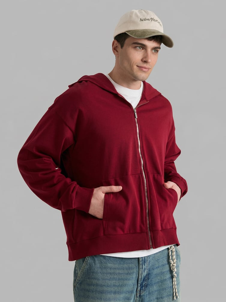 Толстовка с капюшоном без начеса