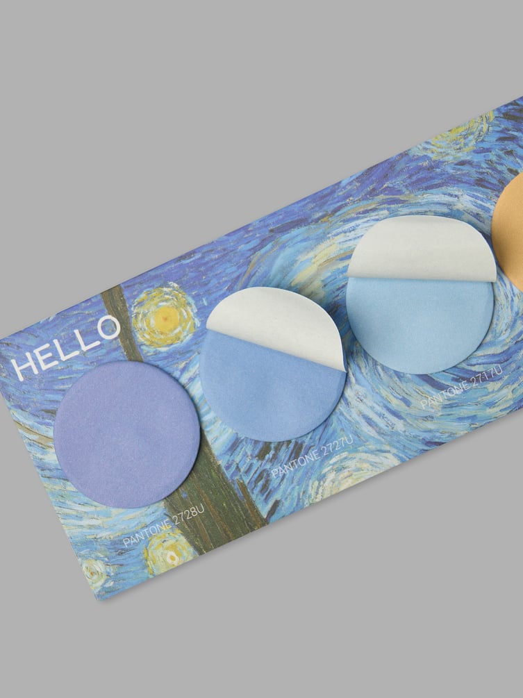 Стикеры в стиле Ван Гог - 5 шт.