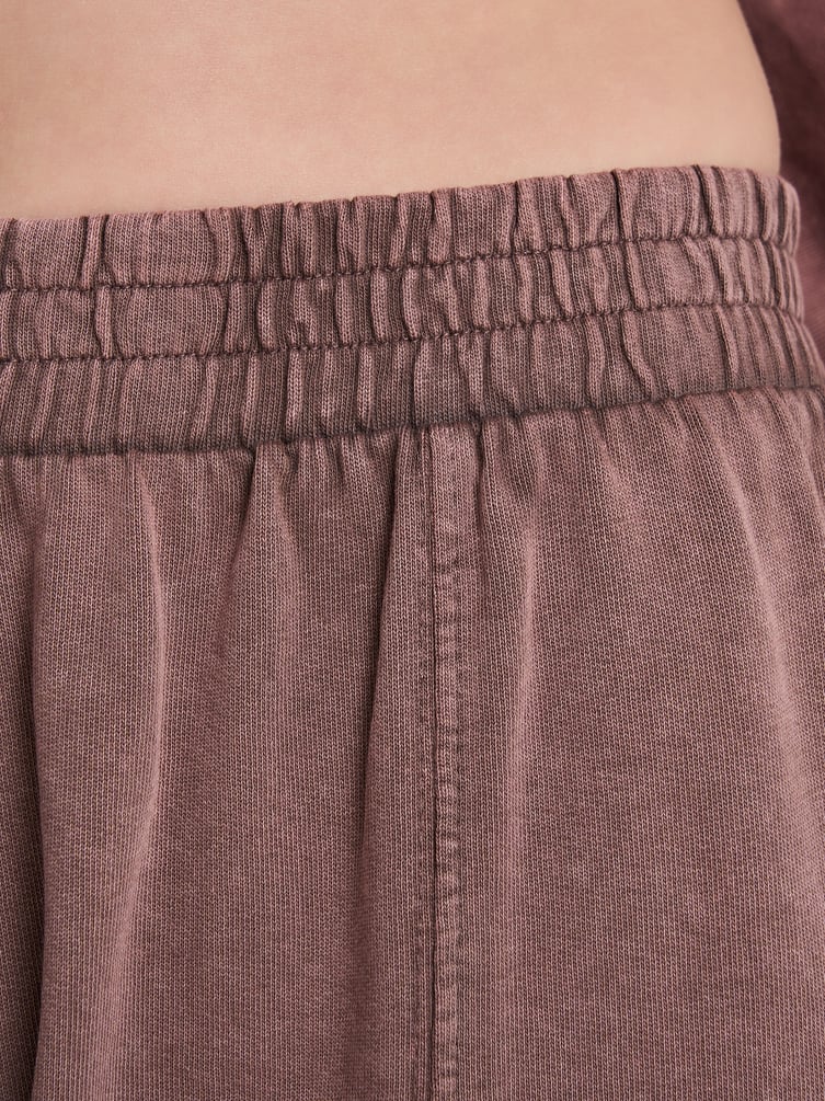 Брюки джоггеры с вареным эффектом