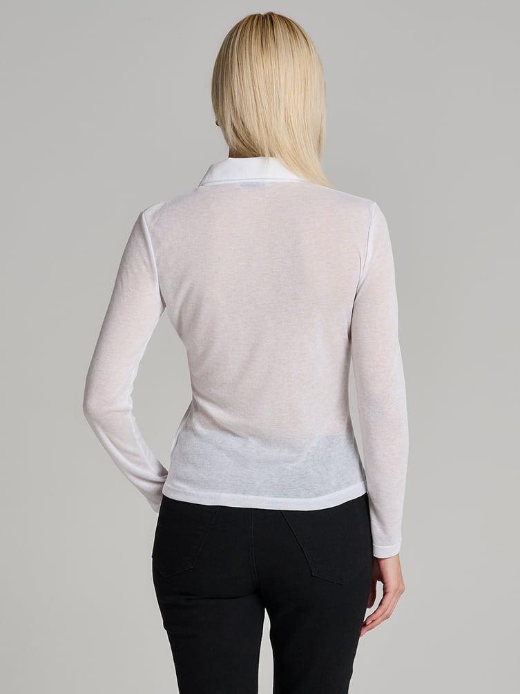 Рубашка поло с длинным рукавом