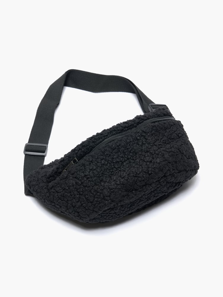 Плюшевая сумка-пояс