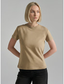 Плотная классическая футболка из хлопка