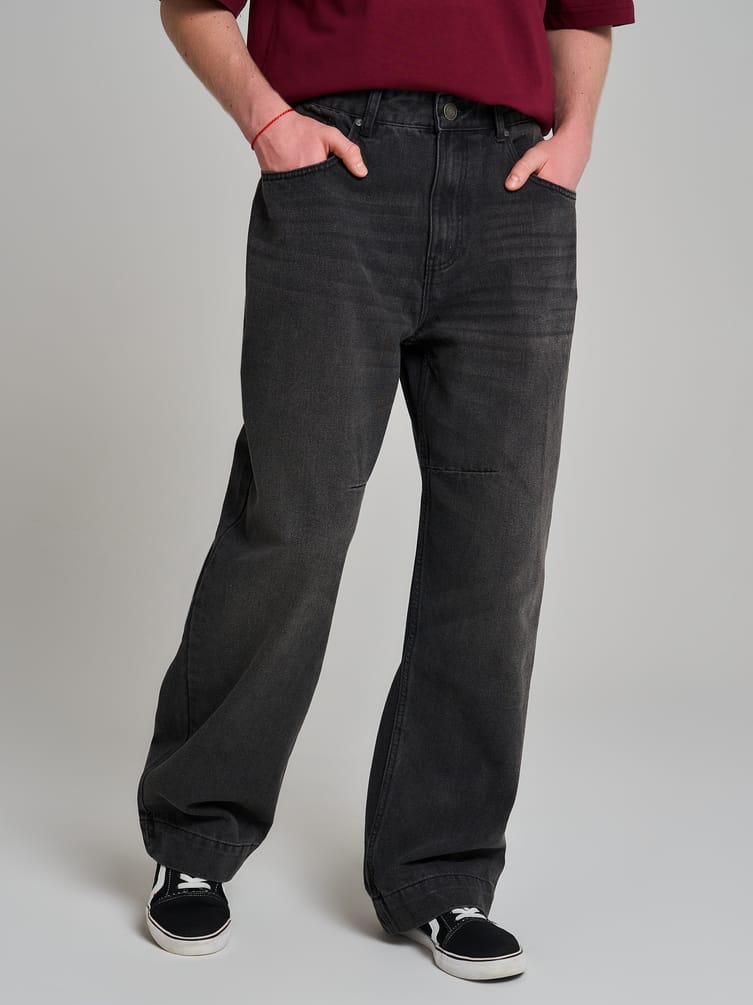 Джинсы широкие