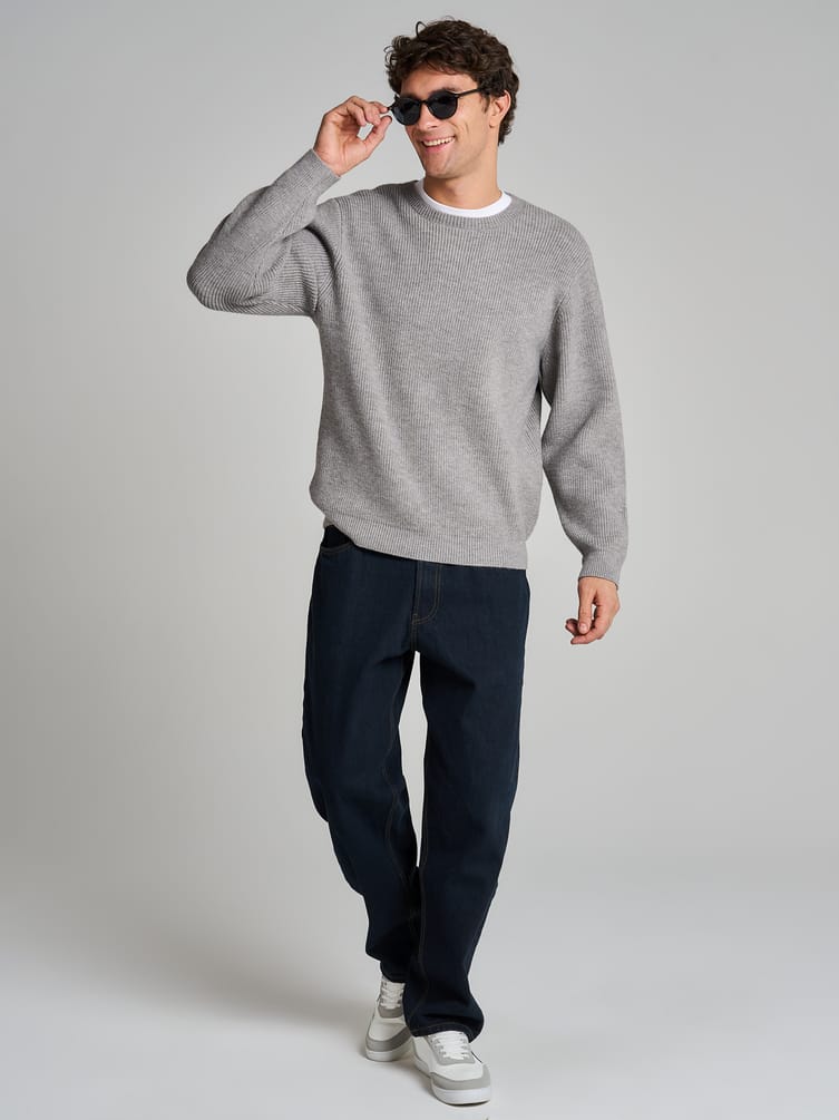 Джемпер вязаный теплый