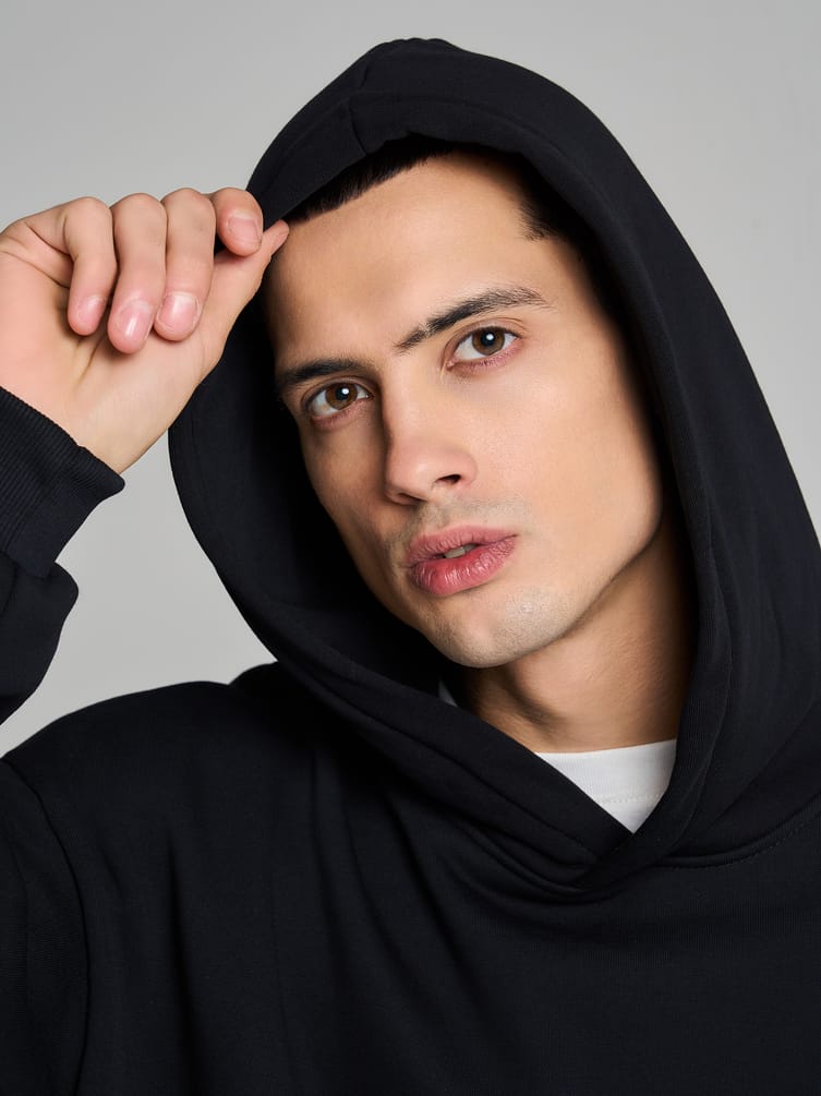 Утепленное худи с начесом