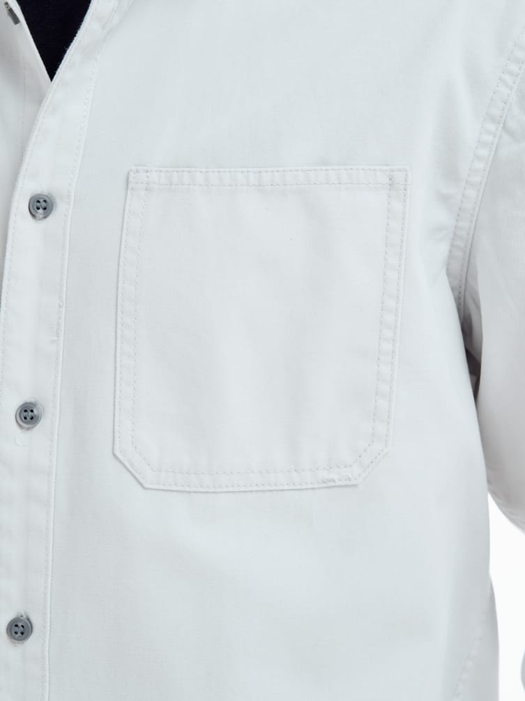 Плотная рубашка с длинным рукавом