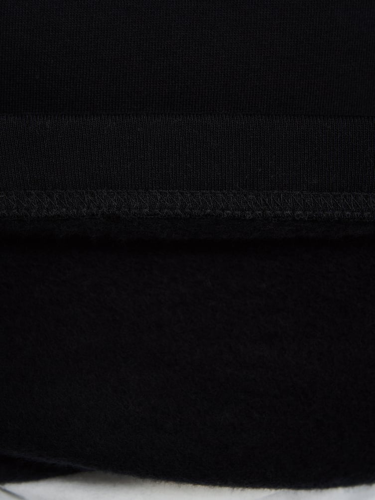 Утепленная толстовка с высоким горлом и начесом