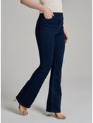 Джинсы клеш от колена