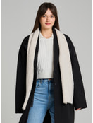 Зимний однотонный шарф