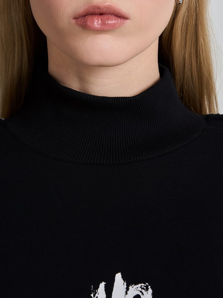 Свитшот оверсайз с принтом Макс Борисов