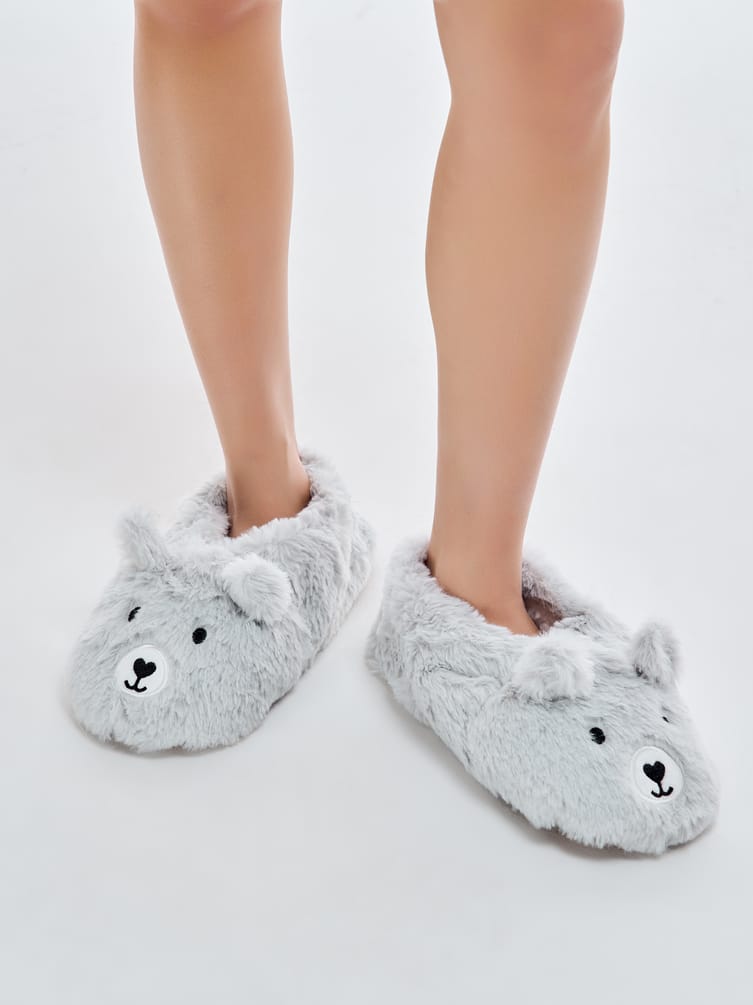 Закрытые тапочки для дома