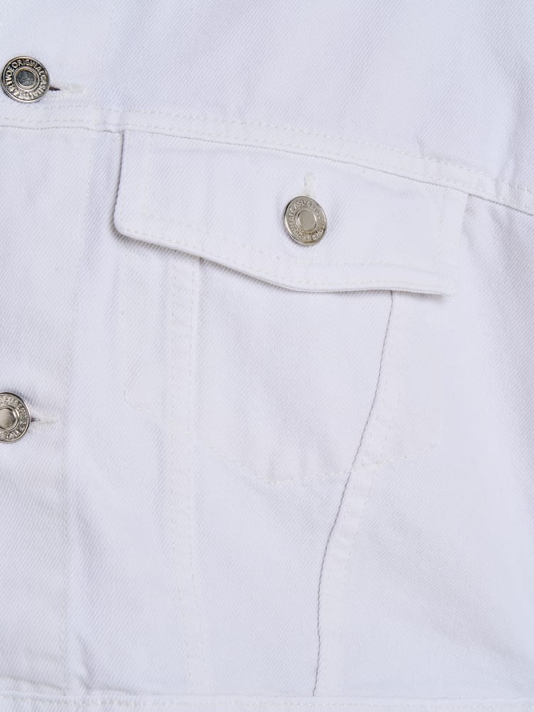 Куртка джинсовая оверсайз укороченная