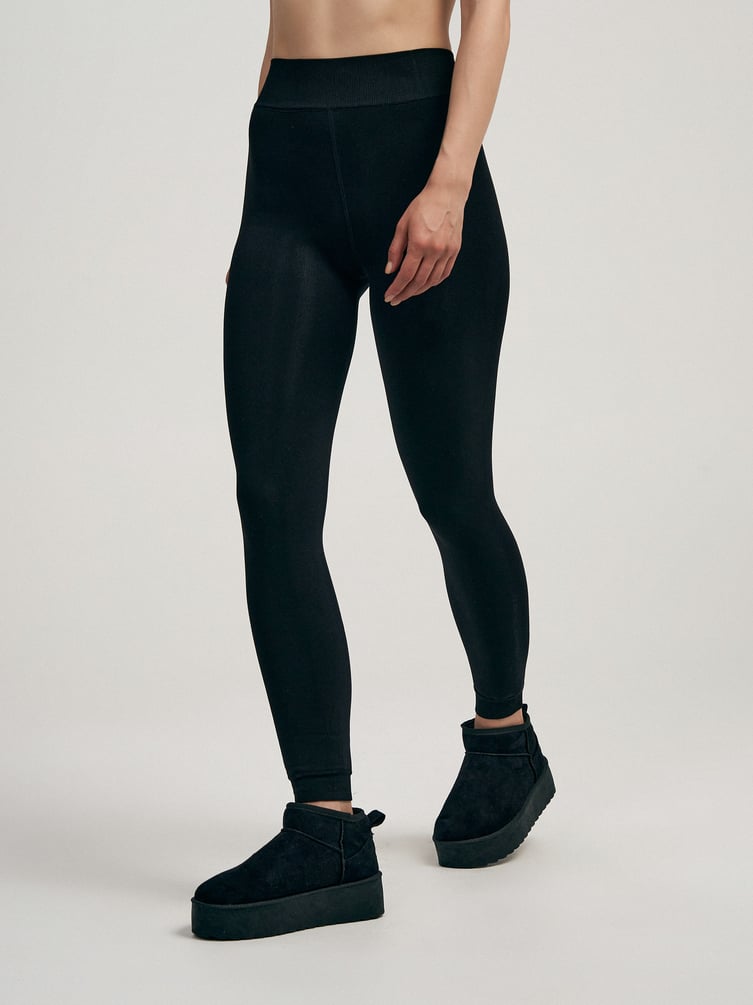 Леггинсы теплые с подкладкой из искусственного меха