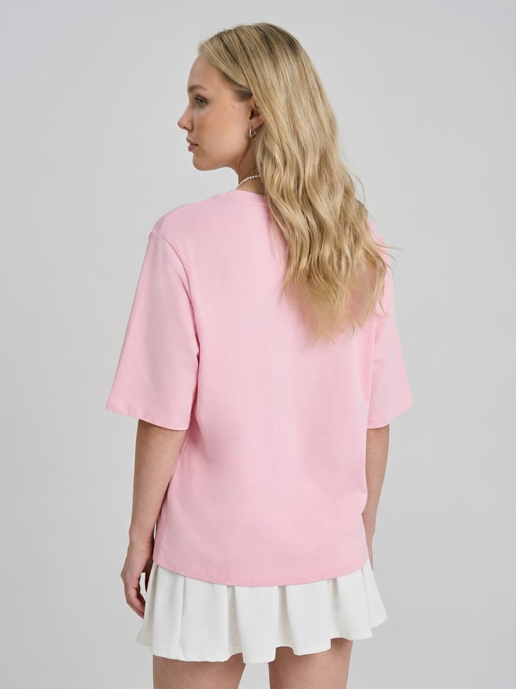 Футболка оверсайз с надписью