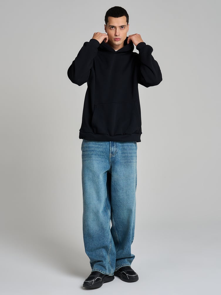 Утепленное худи с начесом