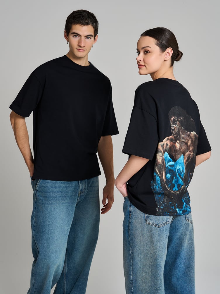 Футболка с принтом картин Третьяковской галереи