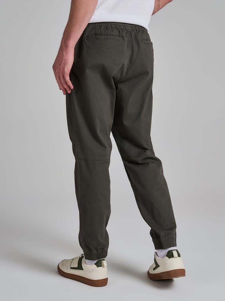 Брюки джоггеры с резинкой по низу