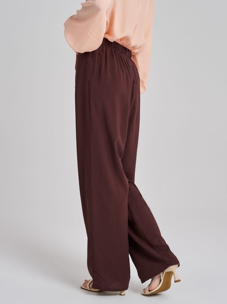 Брюки широкие летние