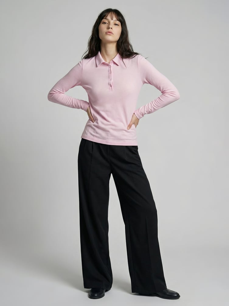 Рубашка поло с длинным рукавом