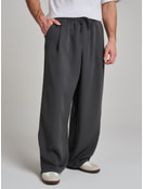 Брюки широкие повседневные