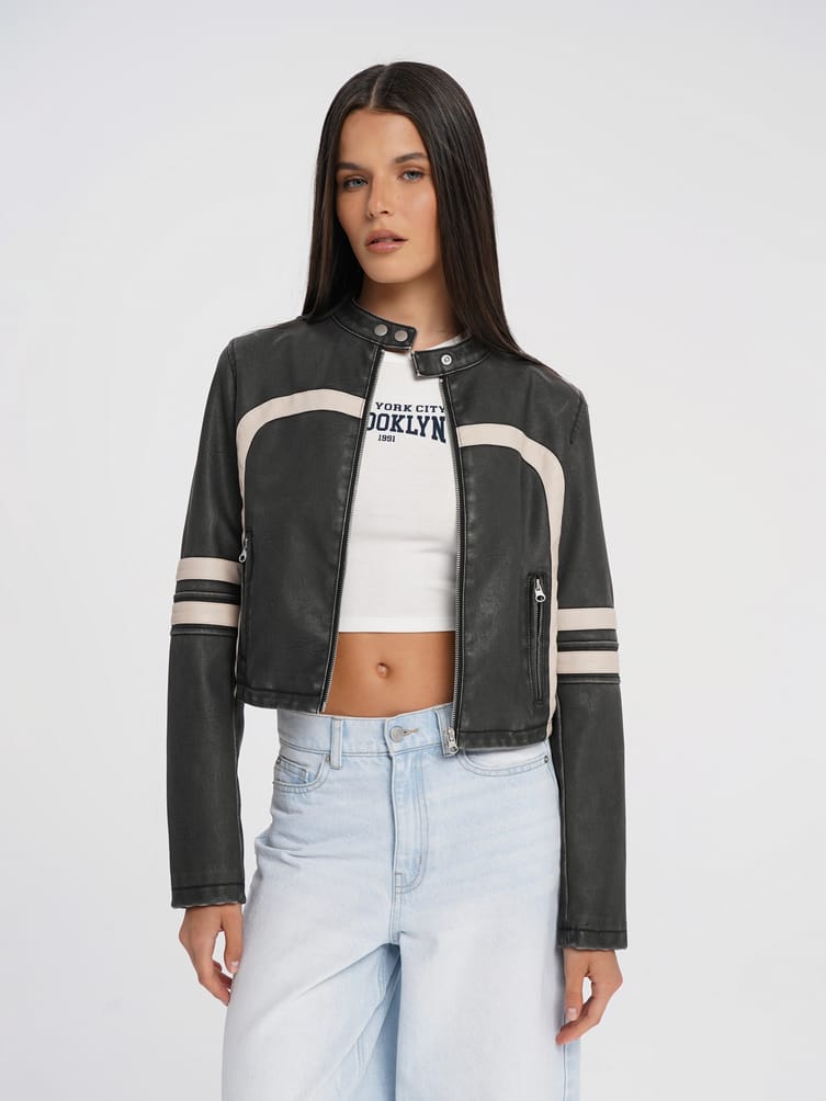 Кожаная куртка косуха