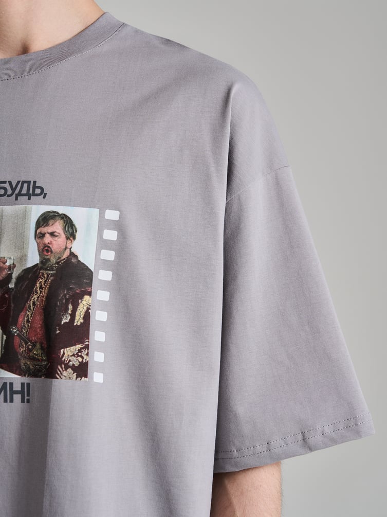 Футболка оверсайз с принтом Мосфильм