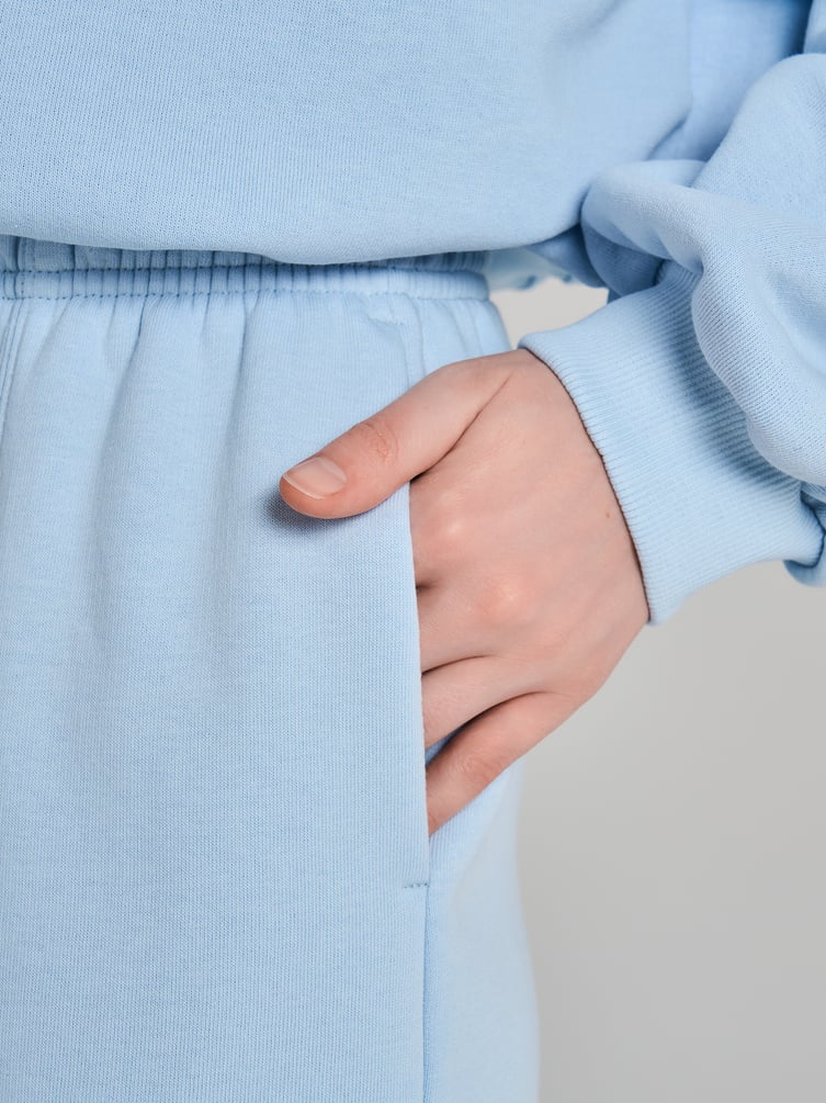 Теплые брюки зауженные с начесом