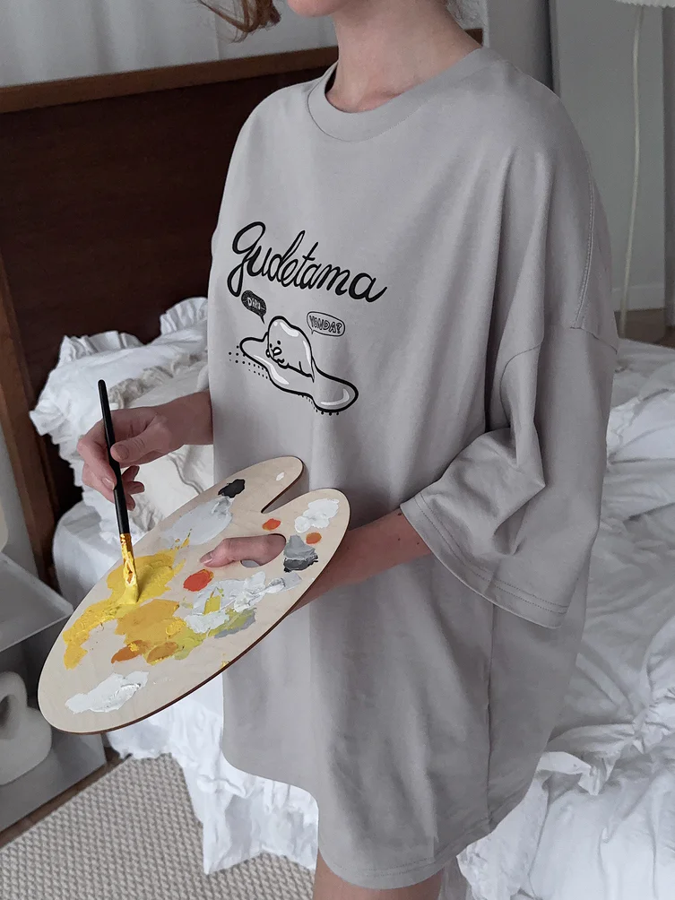 Футболка с принтом Gudetama